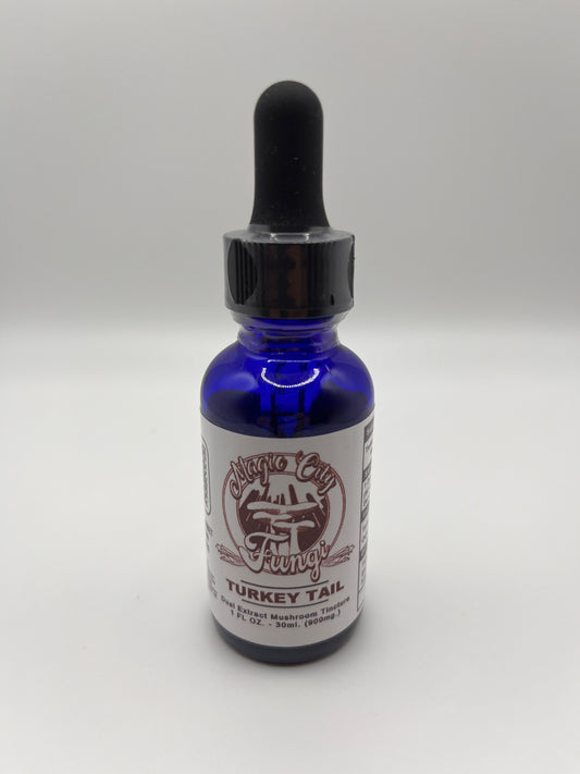 Turkey Tail Mushroom Tincture – 1 oz (30-Day Supply)